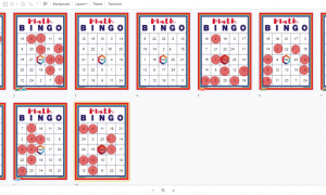 Day 6 Math Bingo